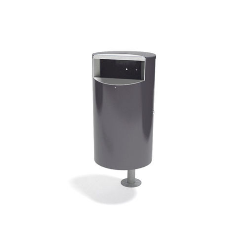 Portarifiuti pubblico - CITY 60 - FINBIN Products/ Lehtovuori Oy - da terra / in acciaio galvanizzato / in acciaio inossidabile