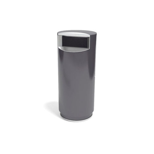 Portarifiuti pubblico - CITY&reg; 100 - FINBIN Products/ Lehtovuori Oy - in acciaio galvanizzato / in acciaio inossidabile / con coperchio