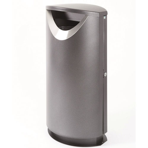 Portarifiuti pubblico - ELLIPSE 100 - FINBIN Products/ Lehtovuori Oy - in acciaio galvanizzato / in acciaio inossidabile / senza coperchio