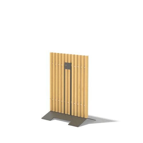 Paravento contemporaneo - MARIO MAR110 - egoé - in legno / in acciaio / contract
