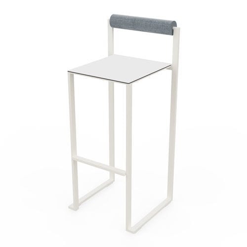 Sedia alta contemporanea - LBS226 - egoé - da esterno / da interno / in tessuto