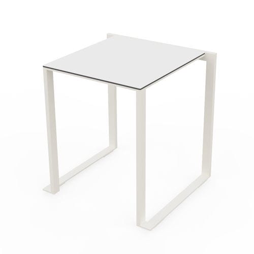 Sgabello contemporaneo - LBS220 - egoé - in HPL / con supporto in acciaio / a slitta