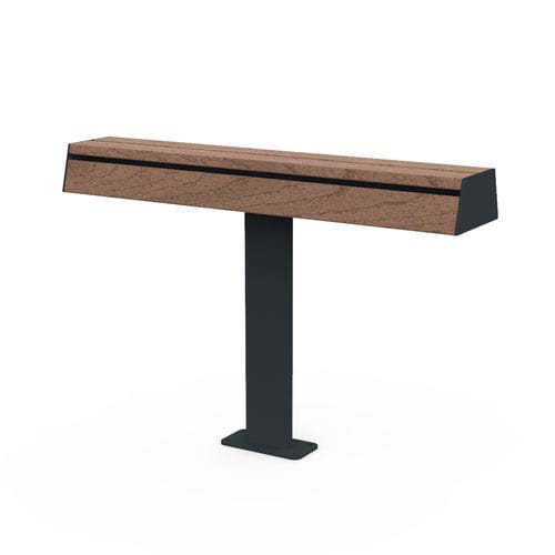 Panca seduto-in piedi - LVK530 - egoé - contemporanea / in acciaio / senza schienale