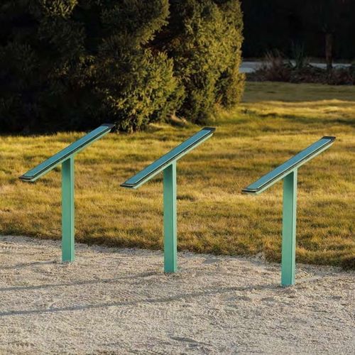Poggia-biciclette a pavimento - E33-100 - egoé - per spazio pubblico / per zone urbane / in acciaio galvanizzato