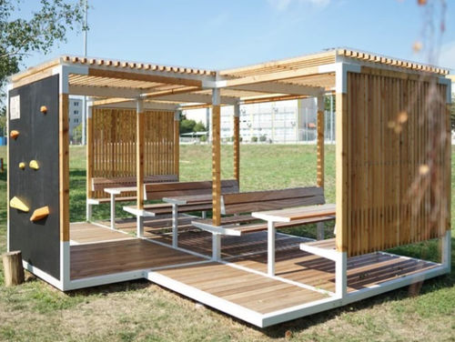 Tendone parasole per scuola - Y4-SET1301 - egoé - per scuola materna