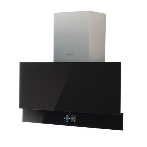 Cappa a muro - GOYA PRO BK - CATA - professionale / con illuminazione integrata / design originale