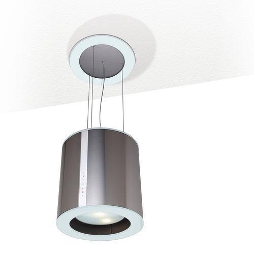 Cappa a isola - MOON  - CATA - con illuminazione integrata / design originale / classe C