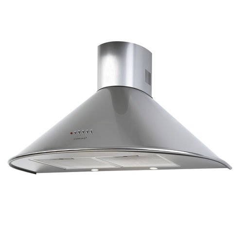 Cappa a muro - Q - CATA - con illuminazione integrata / classe C / nera