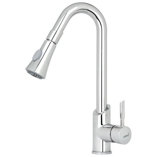 Miscelatore da appoggio - CDA - CATA - in acciaio inossidabile / in ceramica / da cucina