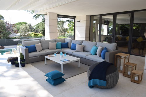 Divano modulare - CHILLED : 62, 82, CORNER - GreenDesign - contemporaneo / da giardino / in tessuto