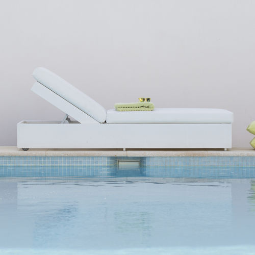 Lettino prendisole contemporaneo - CHILLED RECLINABLE - GreenDesign - in Batyline® / in alluminio / da giardino