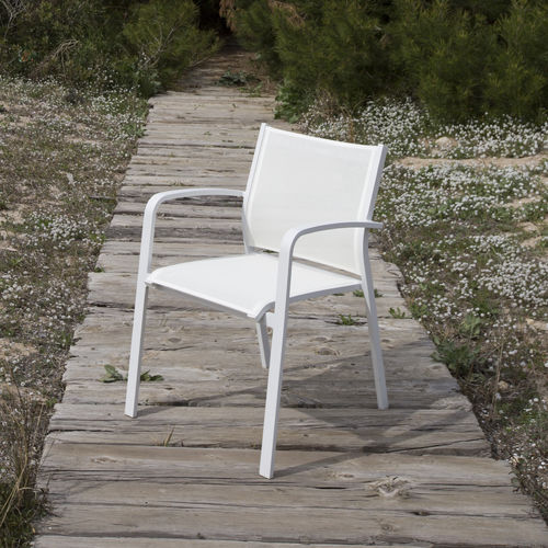 Sedia contemporanea - LIZ - GreenDesign - da giardino / per terrazza / per bagnasciuga di piscina