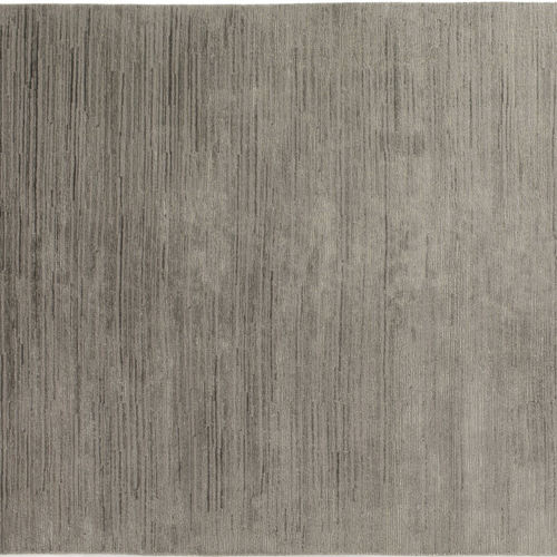 Tappeto contemporaneo - STRATUS SAGE - Jacaranda - a motivi / in seta / in lana del Tibet