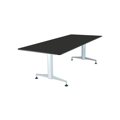 Tavolo da lavoro contemporaneo - A-One - Paustian - in laminato / impiallacciato in legno / in alluminio