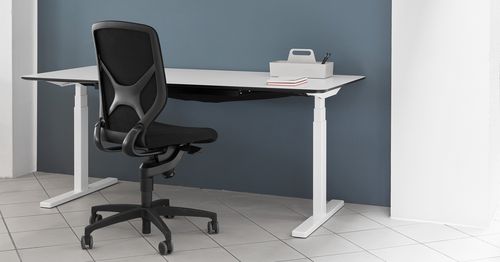 Scrivania contemporanea - WD01 - Paustian - in laminato / in linoleum / ad altezza regolabile