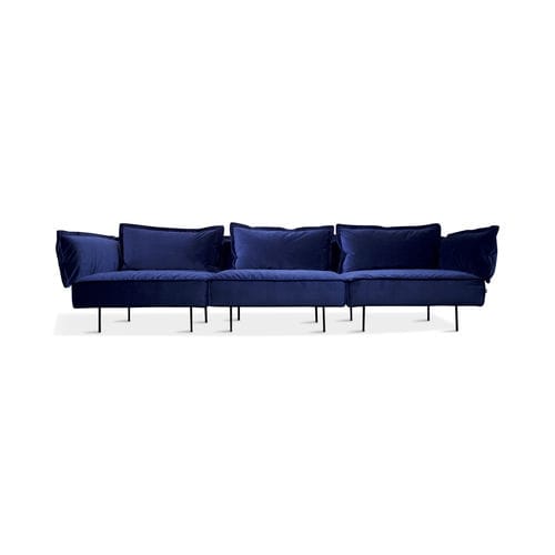 Divano modulare - ROYAL BLUE  - Handvark - contemporaneo / in velluto / blu