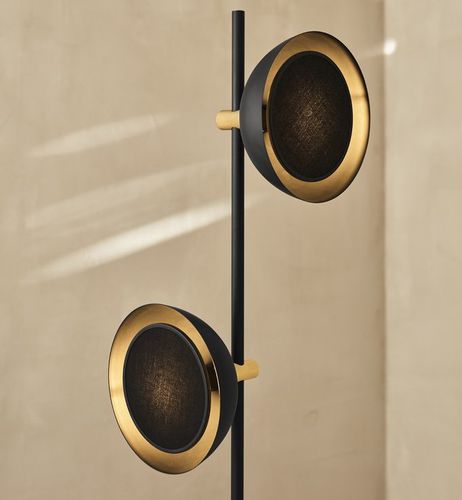 Lampada da pavimento - Handvark - in ottone / contemporanea / con cavo