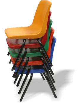 Sedia contemporanea - DURABLE  - Mobiliario, S.A de C.V. - da interno / impilabile / per bambini