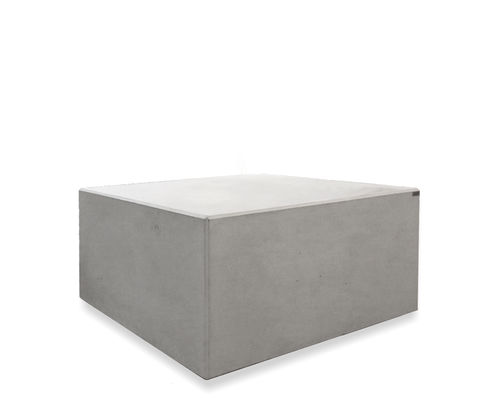 Tavolino basso contemporaneo - angulus tabula quadra - CO33 - in calcestruzzo / con supporto in calcestruzzo / quadrato