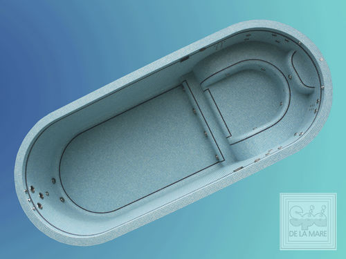 Spa da incasso per nuoto controcorrente - CLEOPATRA II - Spa De La Mare - 3 posti / per uso residenziale