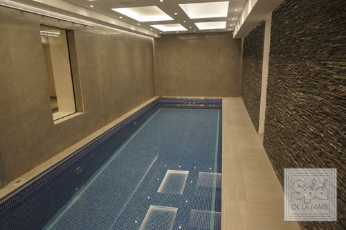 Spa da incasso per nuoto controcorrente - CLEOPATRA VI - Spa De La Mare - non specificato / in mosaico / per uso residenziale