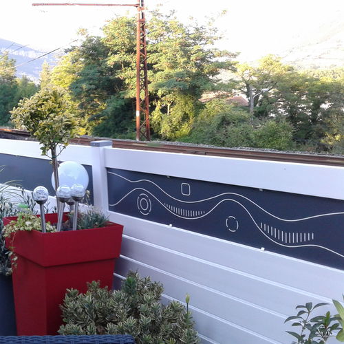 Recinzione a lamelle - HÉRACLÈS - La Clôture Française - da giardino / in PVC / contemporanea