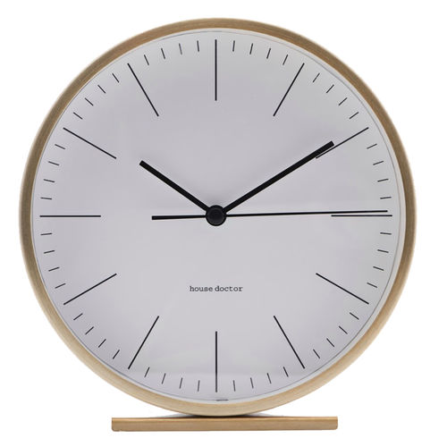 Orologio contemporaneo - EA0700 / EA0701 / EA0710 / EA0711 - house doctor - da tavolo / analogico / in metallo
