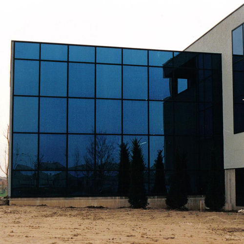 Facciata continua semistrutturale - SEMISTRUCTURAL FAÇADES - MAPIER GROUP S.R.L. - in alluminio / in vetro