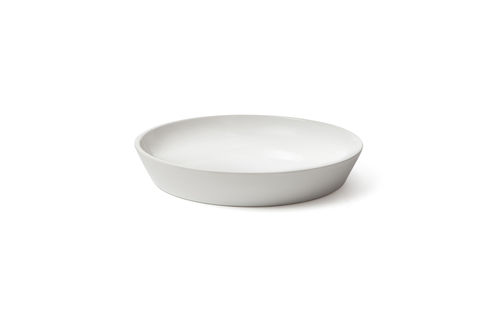 Piatto rotondo - CRUDO - Atipico - in vetro borosilicato / in ceramica / contract