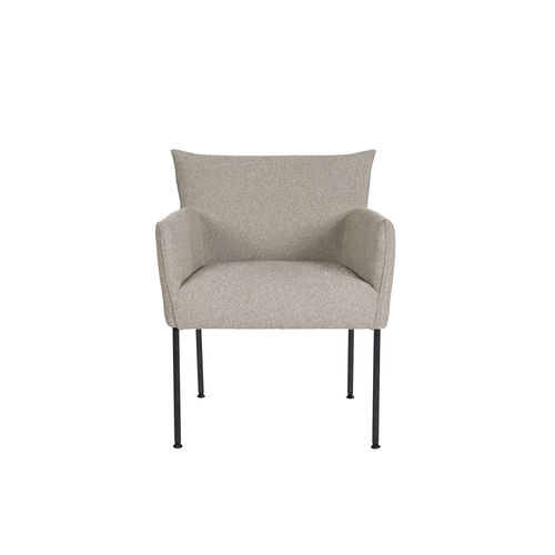 Sedia da pranzo contemporanea - Forward - Jess - da interno / in tessuto / in pelle