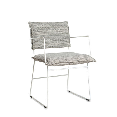 Sedia da giardino contemporanea - Norman  - Jess - da esterno / in tessuto / con supporto in acciaio