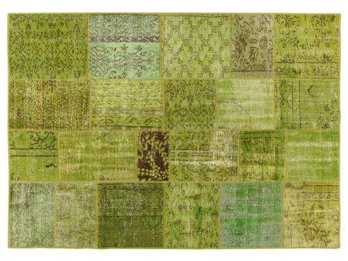 Tappeto contemporaneo - ANATOLIAN  - AMINI - patchwork / in lana / rettangolare