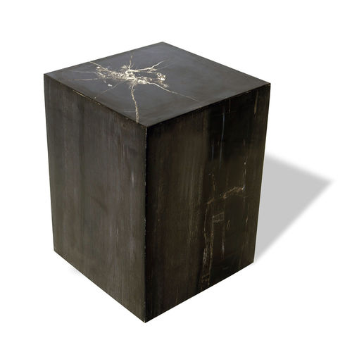 Sgabello contemporaneo - SKU: 259	 - Unik - in legno fossilizzato / contract / da esterno