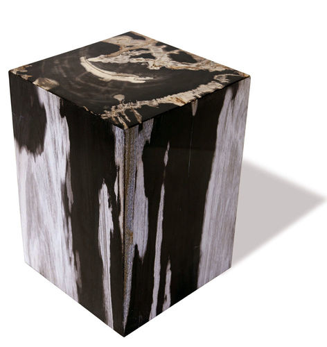 Sgabello contemporaneo - SKU: 248 - Unik - in legno fossilizzato / contract / da esterno