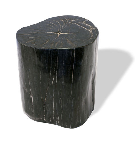 Sgabello contemporaneo - SKU: 254 - Unik - in legno fossilizzato / contract / da esterno