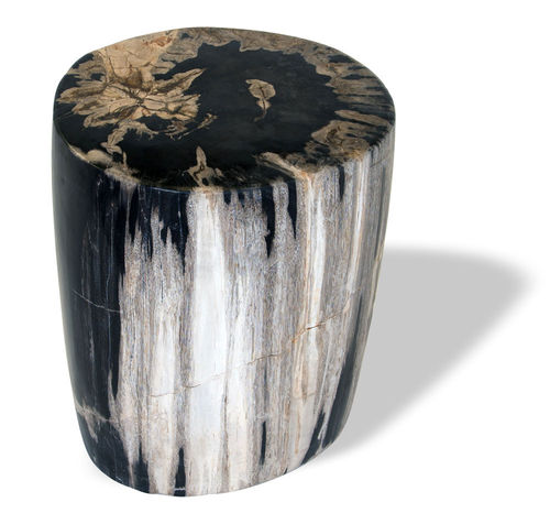 Sgabello contemporaneo - SKU: 524 - Unik - in legno fossilizzato / contract / da bagno