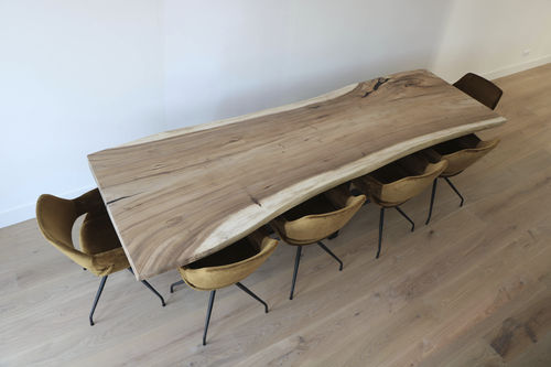 Tavolo da pranzo contemporaneo - SUAR - Unik - in noce / in legno massiccio / in legno laccato