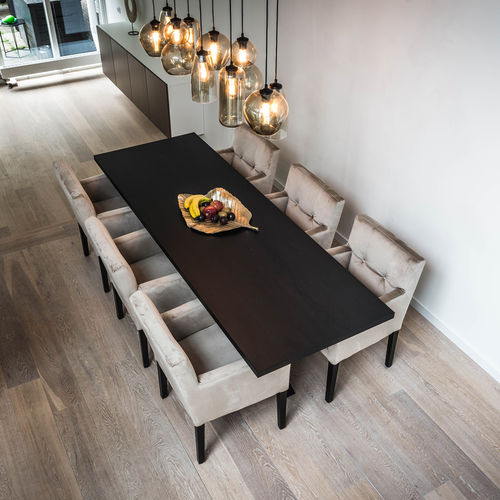 Tavolo da pranzo contemporaneo - Unik - in rovere / in legno laccato / in quercia naturale