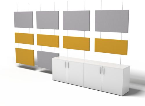 Parete sospesa - CAPSOUND - Espace Cloison - in tessuto / da ufficio / acustica
