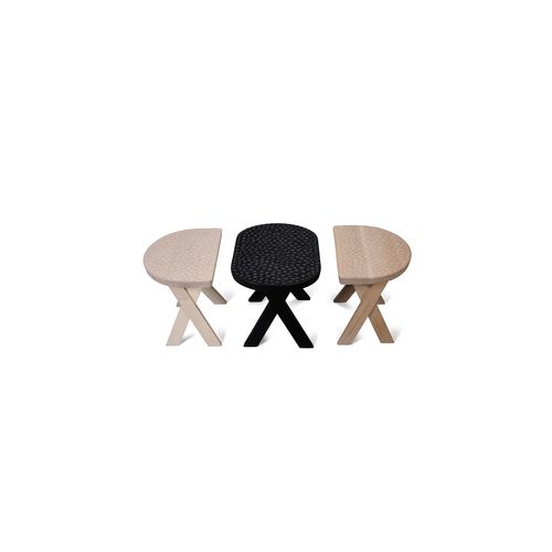 Sgabello contemporaneo - TOUCH - Zanat - in rovere / in frassino / in noce