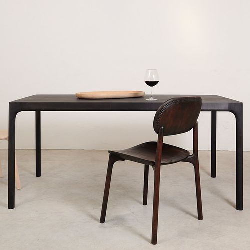 Tavolo contemporaneo - UNNA - Zanat - in rovere / in legno massiccio / in noce