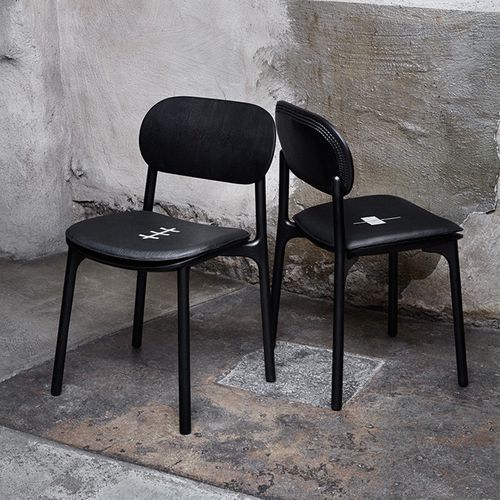 Sedia design scandinavo - UNNA - Zanat - da interno / in rovere / in legno massiccio