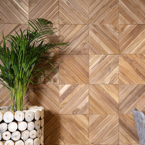 Lastra di paramento in legno - ARROW - Teakwall - da interno / da incollare / contemporanea