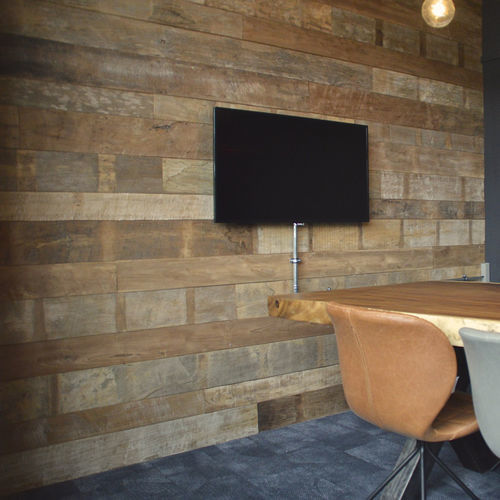 Rivestimento murale per interni - MURENO - Teakwall - in teak / liscio / aspetto legno