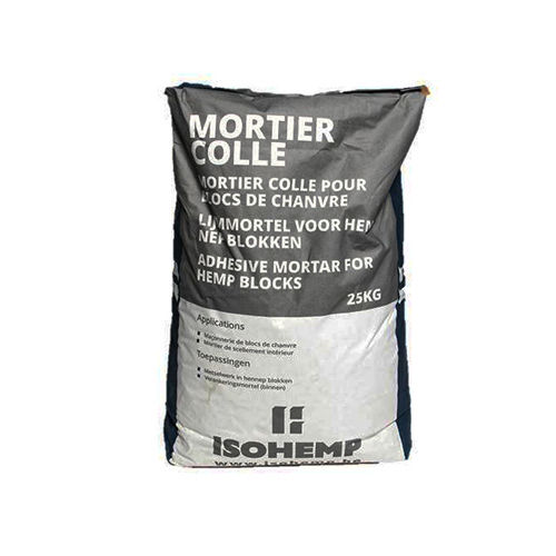 Malta collante di montaggio - ISOHEMP - per muratura / alla calce / minerale