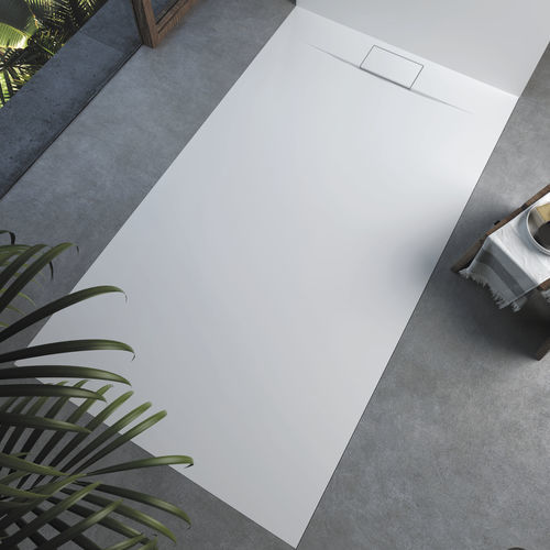 Piatto doccia rettangolare - Radiance - QUARE DESIGN - da incasso / rasoterra / ultrapiatto