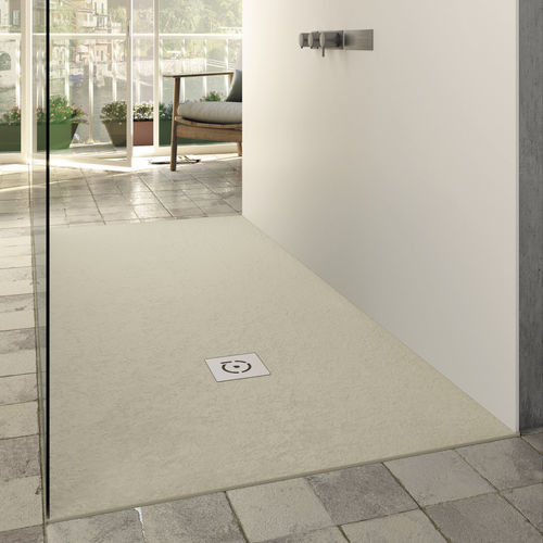 Piatto doccia rettangolare - Relief Plus - QUARE DESIGN - da incasso / rasoterra / ultrapiatto