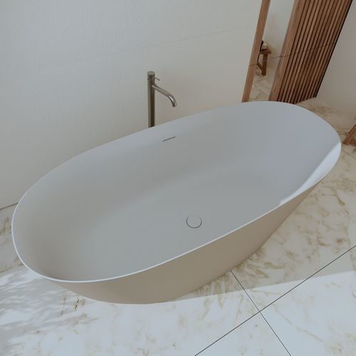 Vasca da bagno ovale - Lake - QUARE DESIGN - da appoggio / per ambiente abitativo / ad uso professionale