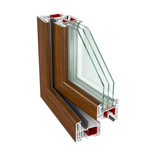 Finestra in legno - Energo 82 - STOLLAR SYSTEMY OKIENNE GODLEWSKA SP JAWNA - in acciaio galvanizzato / a battente / a tripli vetri