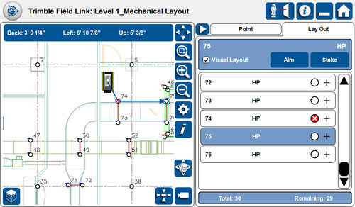 Software di disegno - FIELD LINK FOR MEP - TRIMBLE MEP FRANCE - di analisi / 3D / 2D